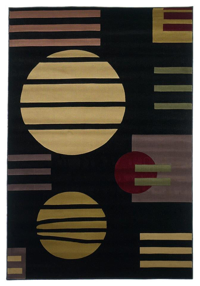 KAS Moda 6907 Black Contempo Area Rug main image