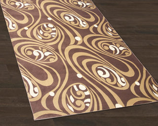 KAS Moda 6932 Plum /Coffee Milano Area Rug main image