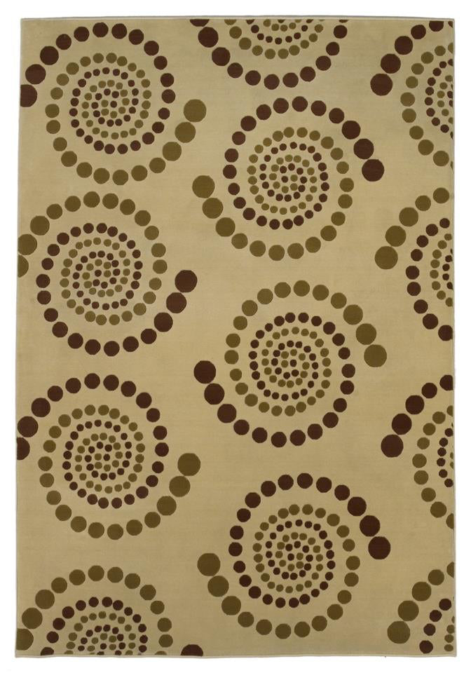 KAS Moda 6940 Ivory Spirals Area Rug main image