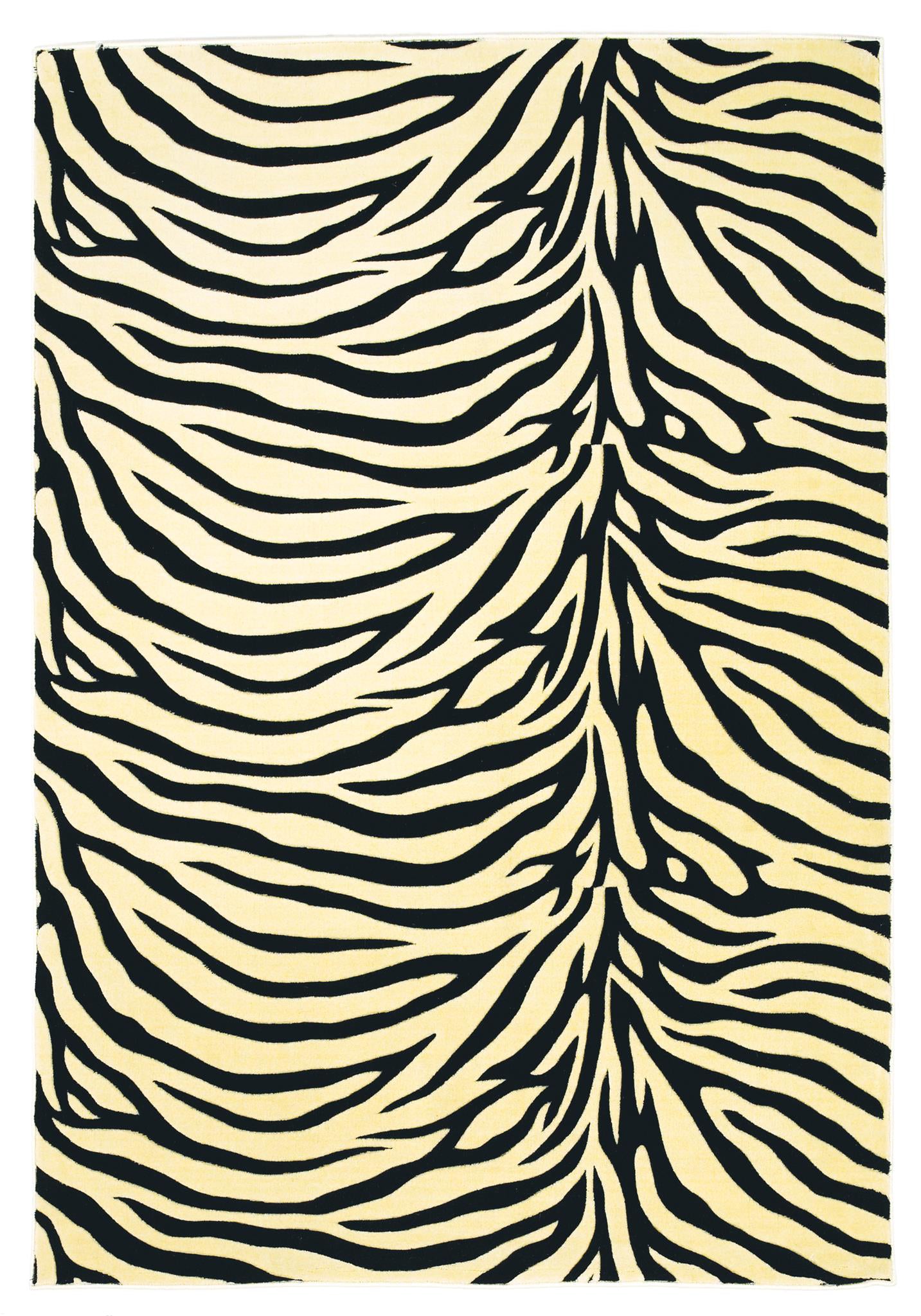 KAS Moda 6941 Ivory/Black Zebra Area Rug main image