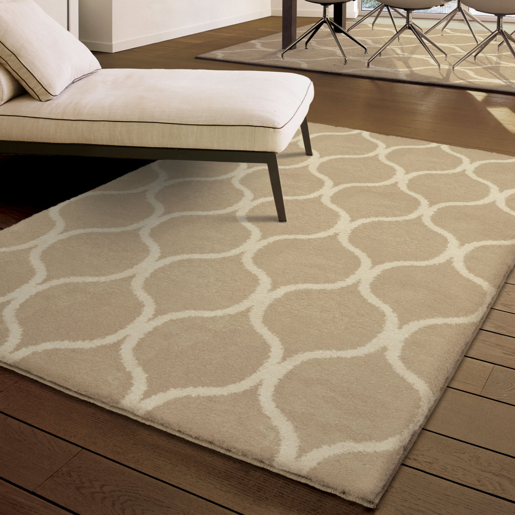 Orian Rugs Modern Grace Pyrenees Adobe Area Rug Lifestyle Image Feature