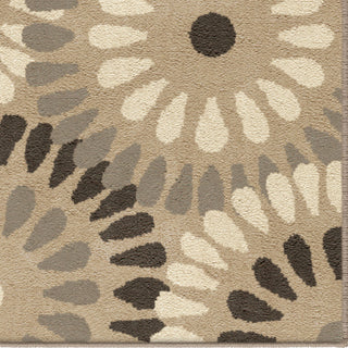 Orian Rugs Modern Grace Springtime Grey Area Rug Close up