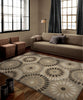 Orian Rugs Modern Grace Springtime Grey Area Rug Lifestyle Image Feature