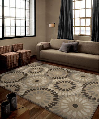 Orian Rugs Modern Grace Springtime Grey Area Rug Lifestyle Image Feature