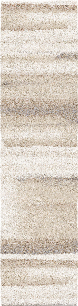 Orian Rugs Super Shag Modern Motion Beige Area Rug main image