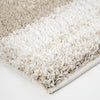 Orian Rugs Super Shag Modern Motion Beige Area Rug Corner Image