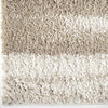 Orian Rugs Super Shag Modern Motion Beige Area Rug Close up