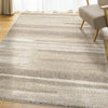 Orian Rugs Super Shag Modern Motion Beige Area Rug Lifestyle Image