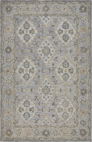 LR Resources Modern Traditions 81285 Ice Blue Area Rug main image