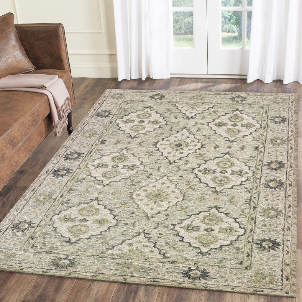 LR Resources Modern Traditions 81286 Sea Weed Area Rug Alternate Image Feature