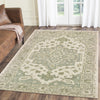 LR Resources Modern Traditions 81289 Sea Green/Gray Area Rug Alternate Image Feature