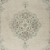 LR Resources Modern Traditions Ivory Medallion Area Rug Detail Image