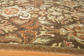 Momeni Moghul MG-07 Brown Area Rug Corner Shot