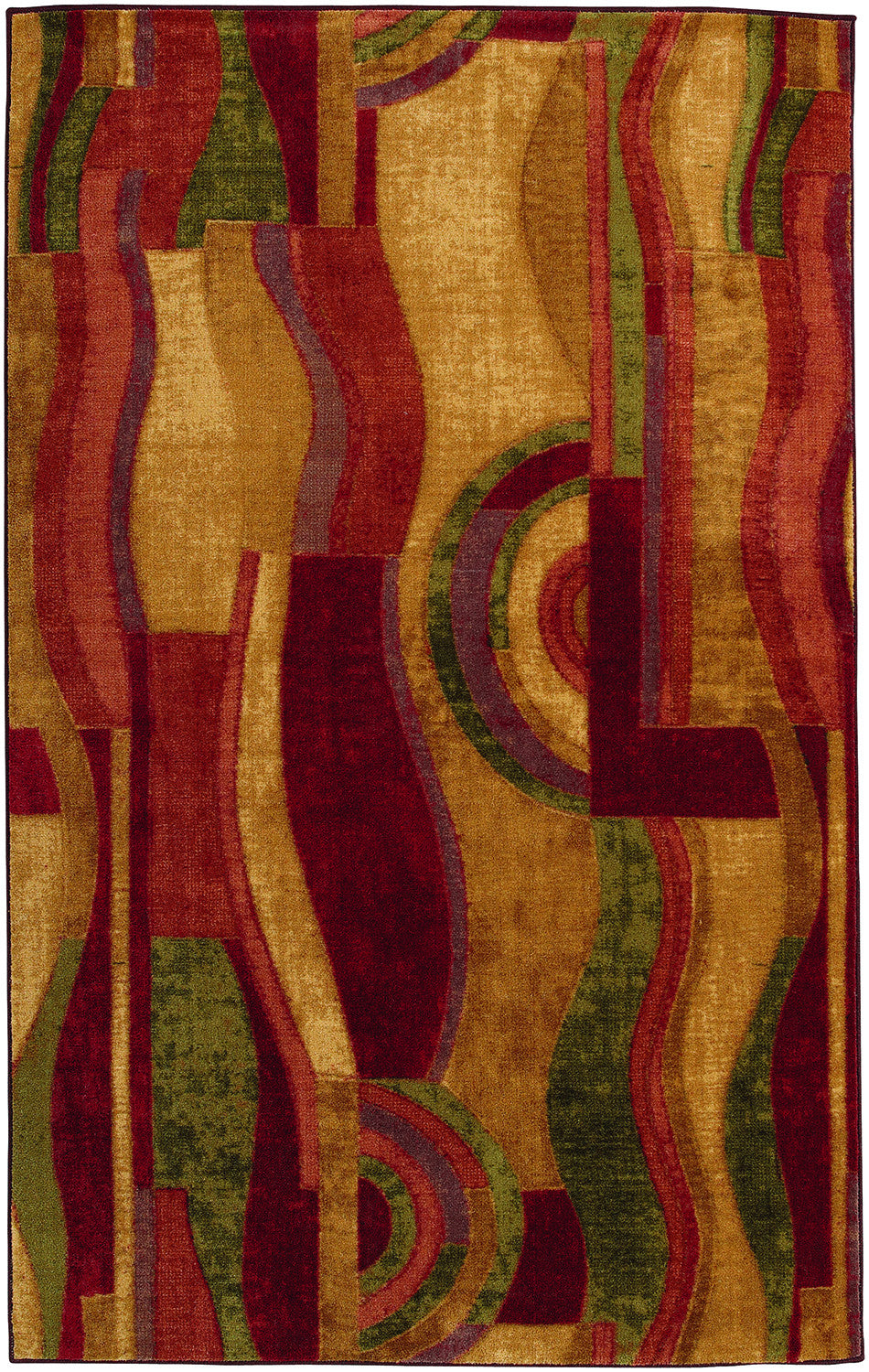 Mohawk Home New Wave Picasso Wine Area Rug main image