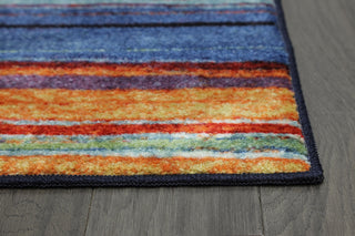 Mohawk Home New Wave Rainbow Multi Area Rug Corner Shot