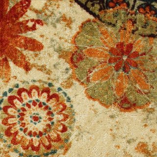 Mohawk Home Strata Caravan Medallion Multi Area Rug Detail