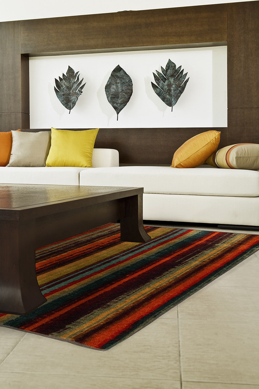 Mohawk Home New Wave Boho Stripe Multi Area Rug Incredible Rugs and Decor