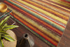Mohawk Home New Wave Boho Stripe Multi Area Rug Detail