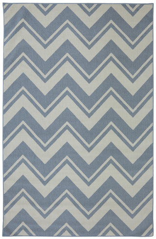 Mohawk Home Printed Indoor/ Outdoor Pool Zig Zag Blue Area Rug main image