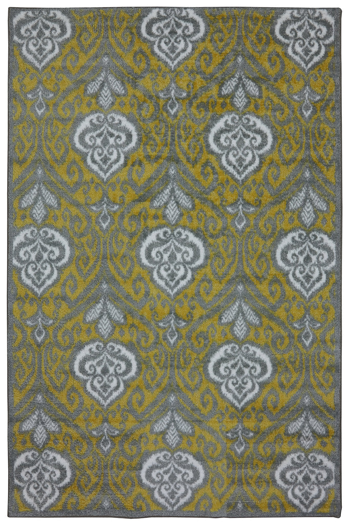 Mohawk Home Strata Elegant Ikat Gold Area Rug main image