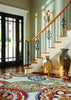 Mohawk Home Escape Paisley Multi Area Rug Room Scene Feature