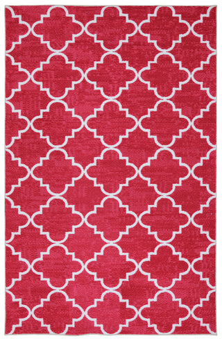 Mohawk Home Strata Fancy Trellis Hot Pink Area Rug main image