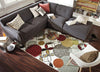 Mohawk Home Strata Give And Take Kaleidoscope Area Rug Room Scene Feature
