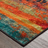 Mohawk Home Strata Eroded Color Multi Area Rug Corner Shot