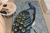 Mohawk Home New Wave Peacock Feathers Multi Area Rug Room Scene Feature