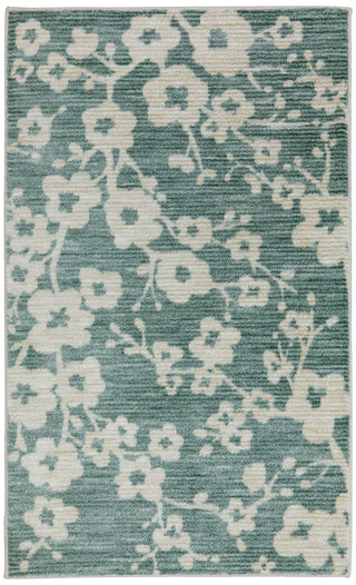 Mohawk Home Aurora Burbank Blossom Teal Area Rug main image