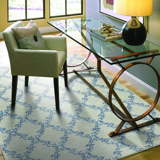 Mohawk Home Aurora Mirabel Sand Area Rug Room Scene Feature