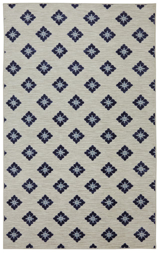 Mohawk Home Woodbridge Button Fleur Navy Area Rug main image