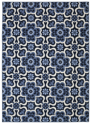 Mohawk Home Woodbridge Marjorelle Gardens Blue Area Rug main image