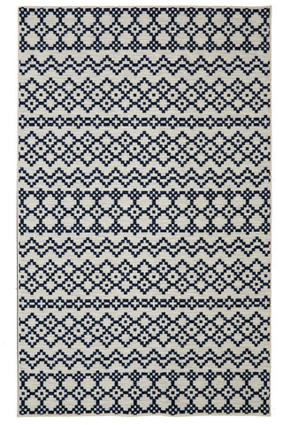 Mohawk Home Woodbridge Aztec Bands Denim Area Rug main image