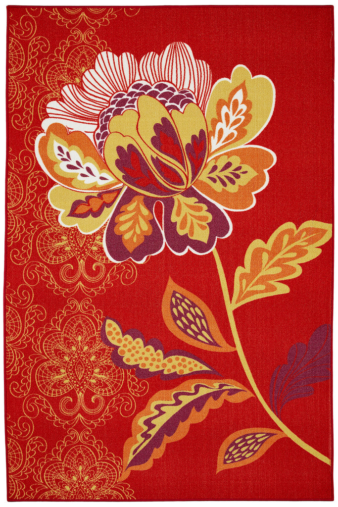 Mohawk Home Woodbridge Amaranda Red Area Rug main image