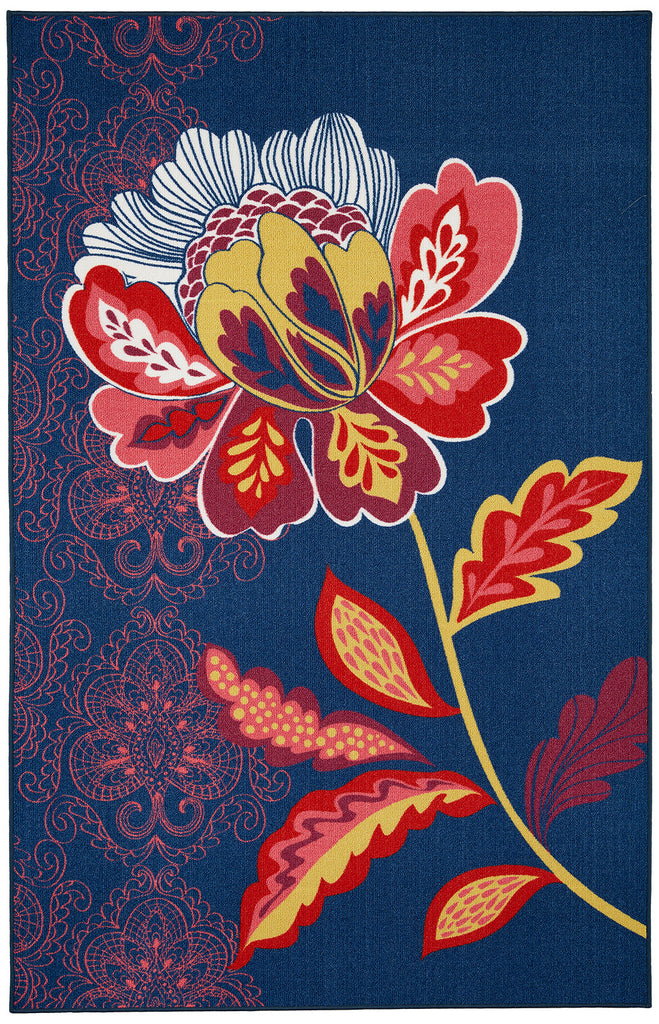 Mohawk Home Woodbridge Amaranda Navy Area Rug main image