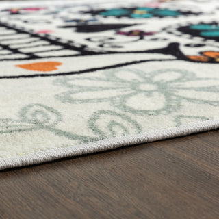 Mohawk Home Aurora Sugar Skull Multi Area Rug Main