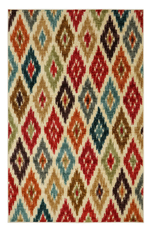 Mohawk Home Strata Carnival Ikat Salsa Area Rug main image