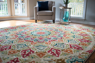 Mohawk Home Strata Jerada Multi Area Rug Room Scene Feature