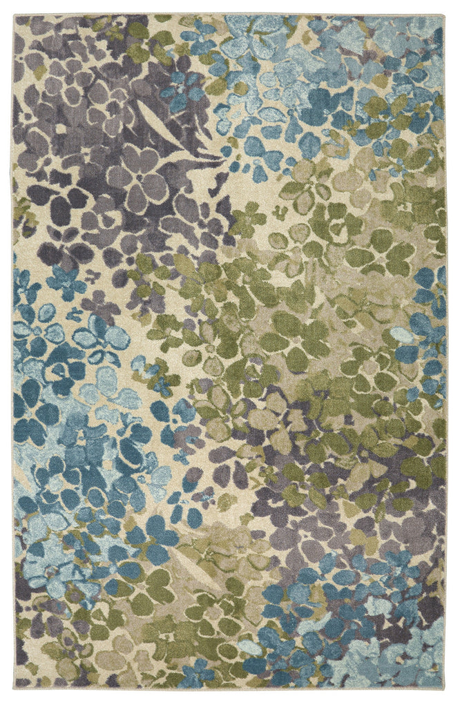 Mohawk Home Aurora Radiance Aqua Area Rug main image
