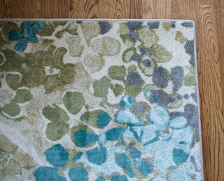 Mohawk Home Aurora Radiance Aqua Area Rug Corner Shot