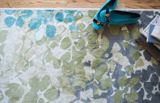 Mohawk Home Aurora Radiance Aqua Area Rug Detail