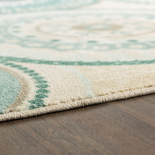 Mohawk Home Aurora Forest Suzani Aqua Area Rug Main