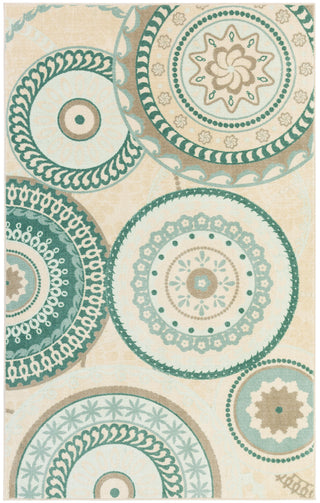 Mohawk Home Aurora Forest Suzani Aqua Area Rug main image