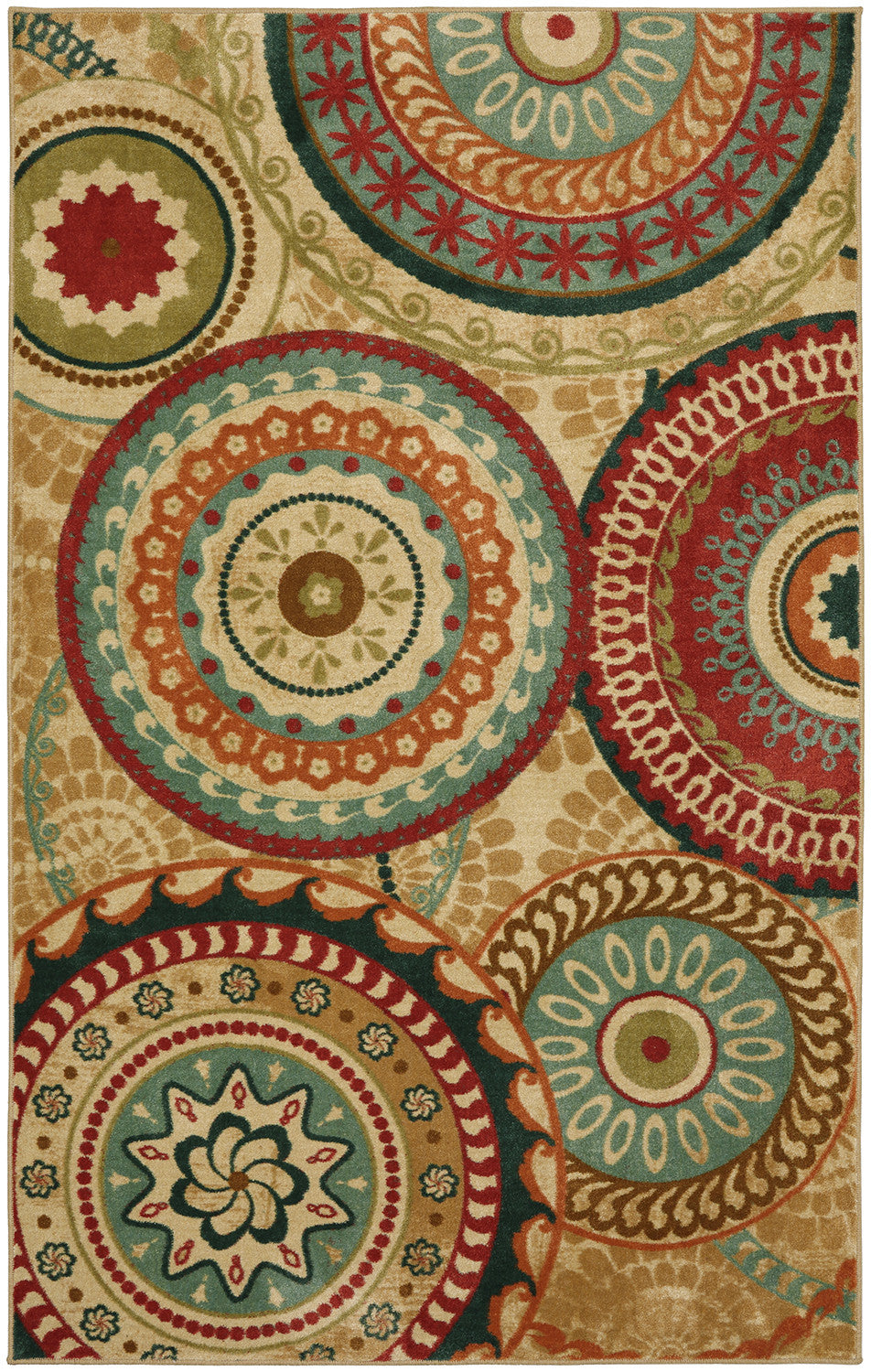 Mohawk Home Aurora Forest Suzani Toast Area Rug – Incredible Rugs and Decor