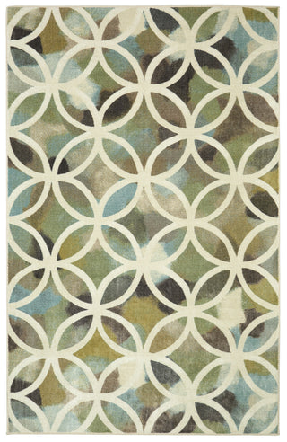 Mohawk Home Aurora Random Symmetry Light Green Area Rug main image