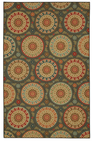 Mohawk Home Soho Amias Medallion Gray Area Rug main image