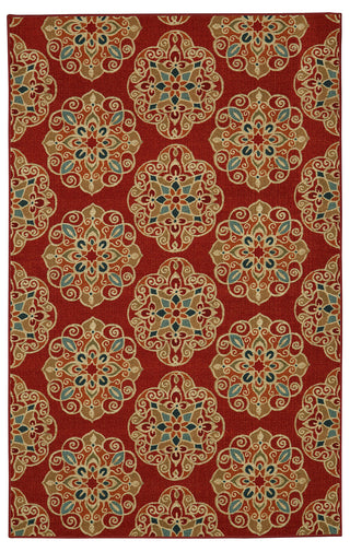 Mohawk Home Soho Kolam Red Area Rug main image