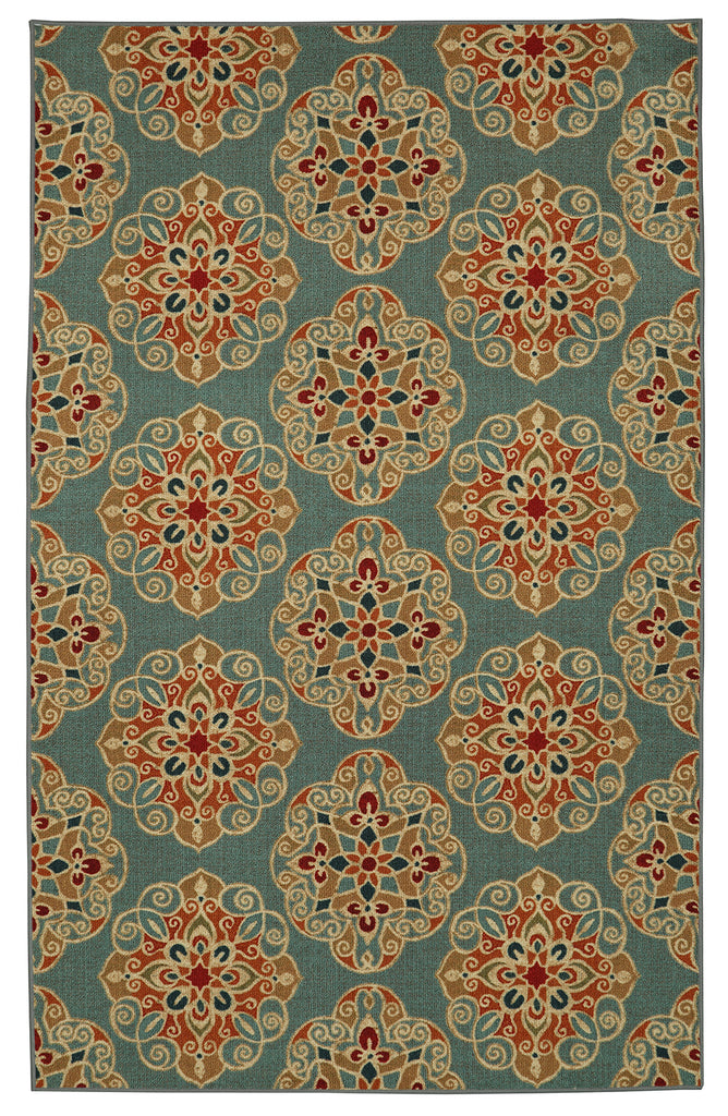 Mohawk Home Soho Kolam Blue Area Rug main image