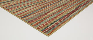 Mohawk Home Soho Melody Stripe Multi Area Rug Corner Shot